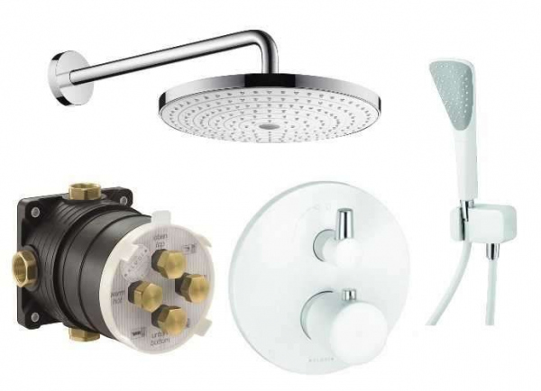 Podtynkowy pakiet termostatyczny Kludi Balance White KL/BALANCEW/SELECT-image_Hansgrohe / Kludi_KL/BALANCEW/SELECT_1