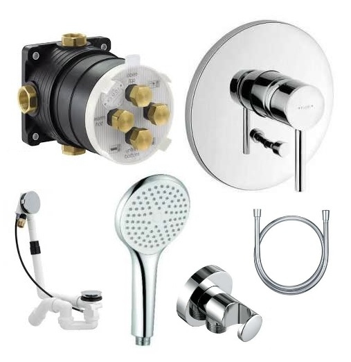 Kludi Bozz zestaw podtynkowy z syfonem Viega do wanny.-image_Hansgrohe_HGR/FOCUS S/220SC_1