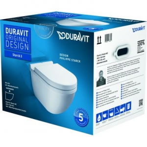 Duravit Starck 3 Zestaw miska WC wisząca z deską 42250900A1-image_Duravit_42250900A1_1