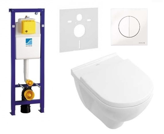 Schwab stelaż podtynkowy z miską O.Novo i białym przyciskiem spłukującym.-image_Kessel_40150.73_1